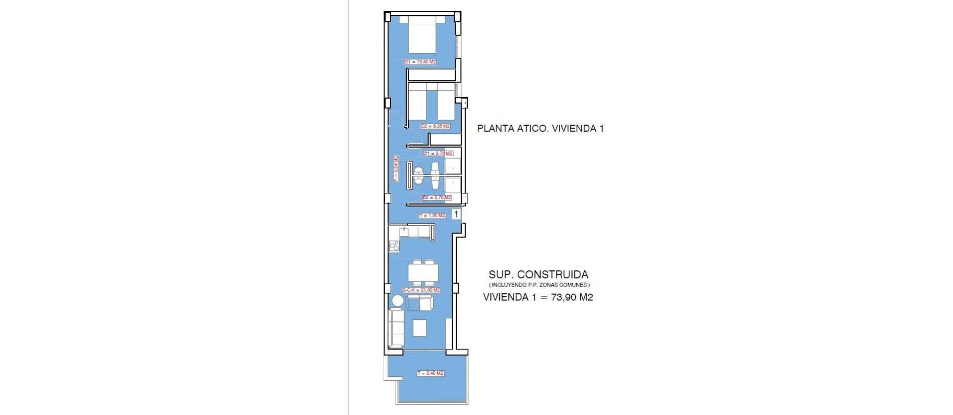 New Build - Apartment - Torrevieja - Playa El Acequión
