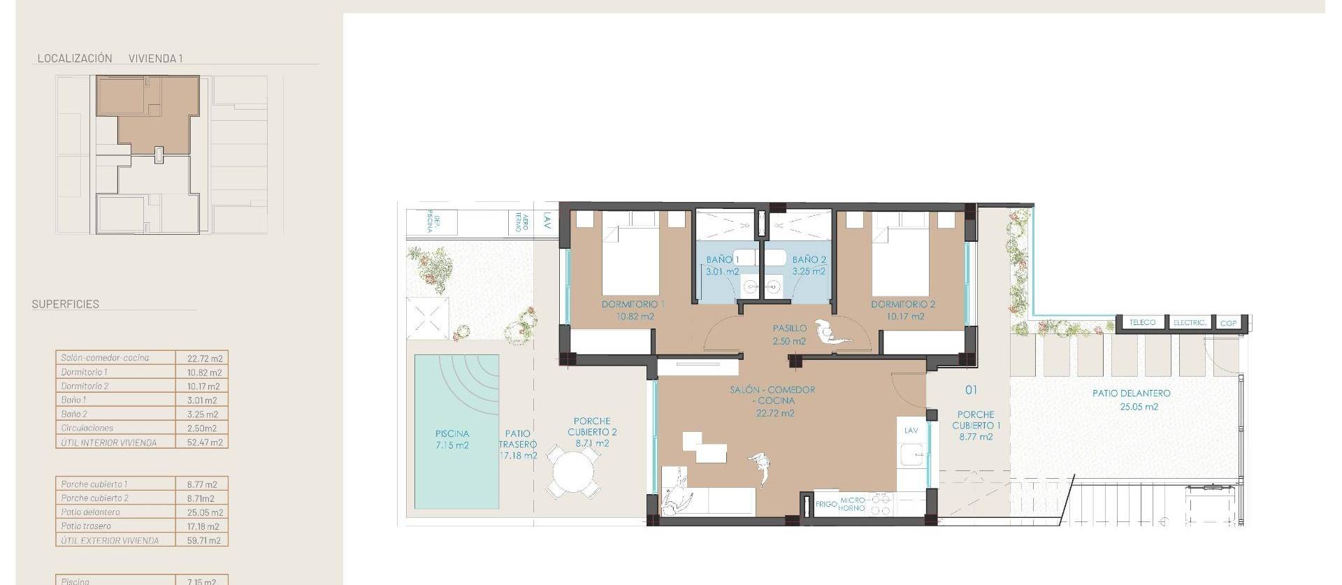 New Build - Bungalow - San Pedro del Pinatar - Molino de Chirrete