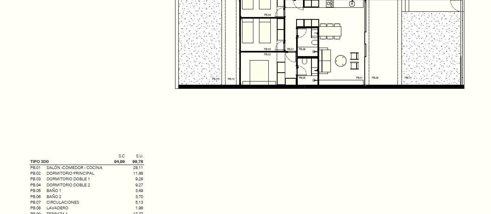 New Build - Bungalow - Torrevieja - Los balcones