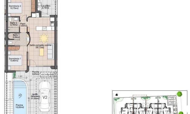 New Build - Bungalow - Pilar de la Horadada - pueblo