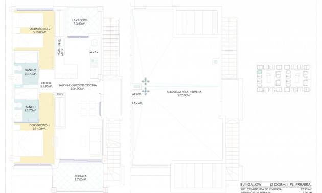 New Build - Bungalow - Torrevieja - Los Balcones