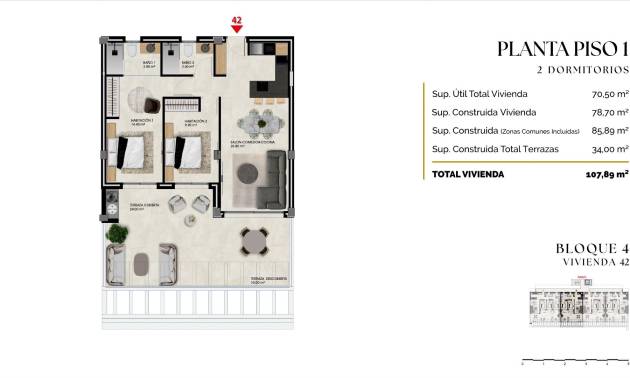 New Build - Apartment - Finestrat - Balcón de finestrat