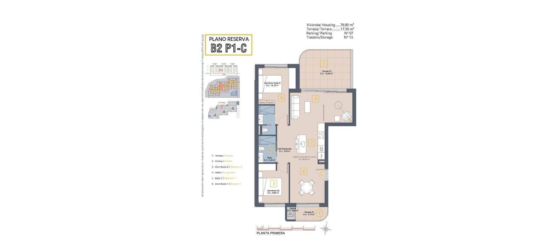 New Build - Apartment - Los Alcázares - Serena Golf