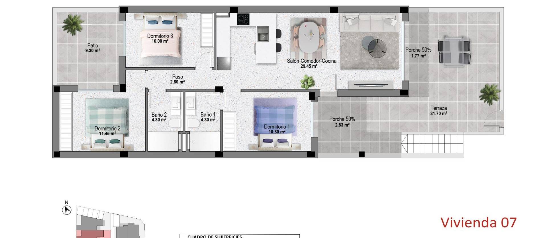 New Build - Bungalow - Pilar de la Horadada - pueblo