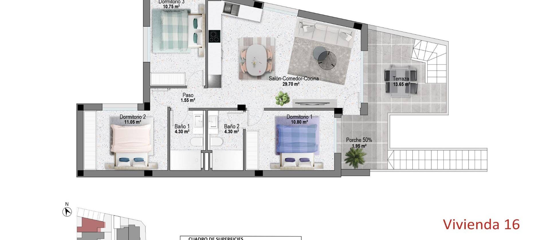 New Build - Bungalow - Pilar de la Horadada - pueblo