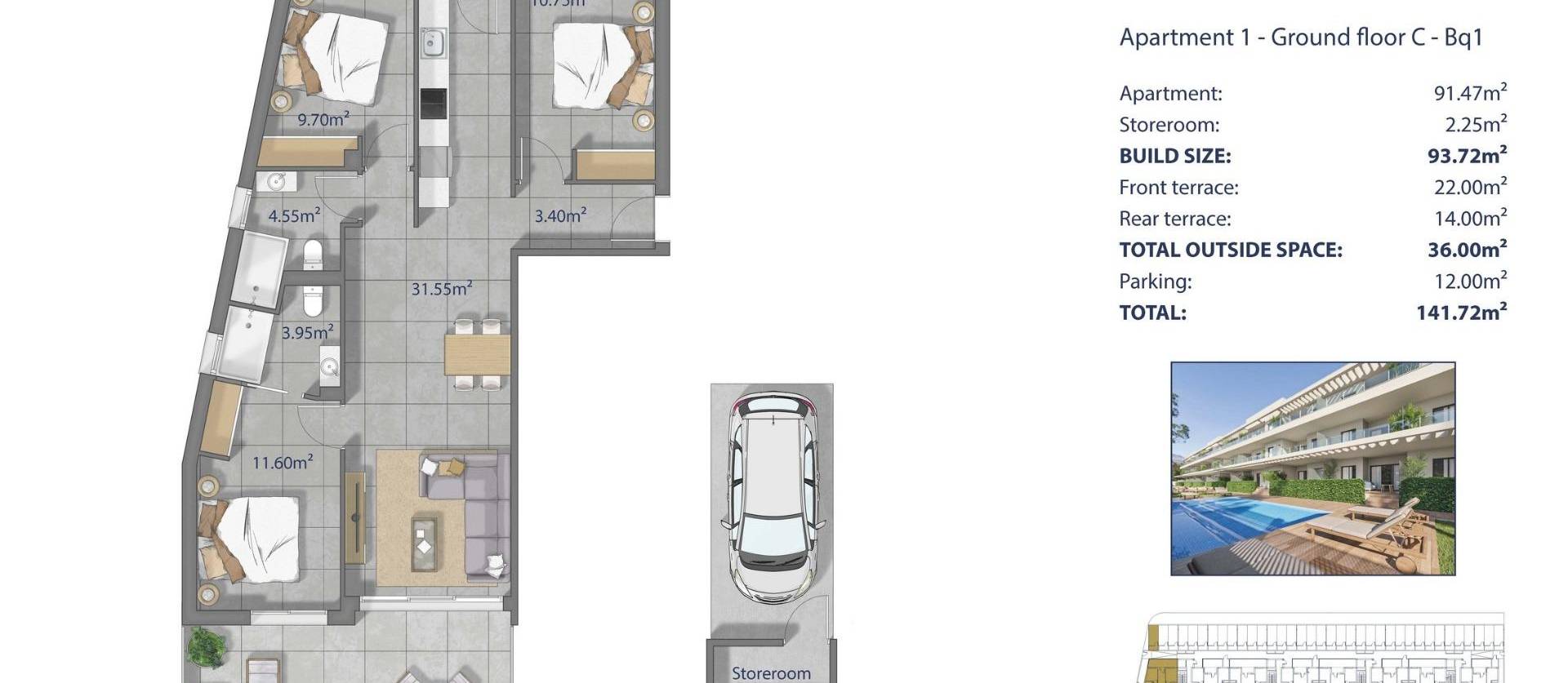 New Build - Apartment - Los Alcázares - Los Narejos