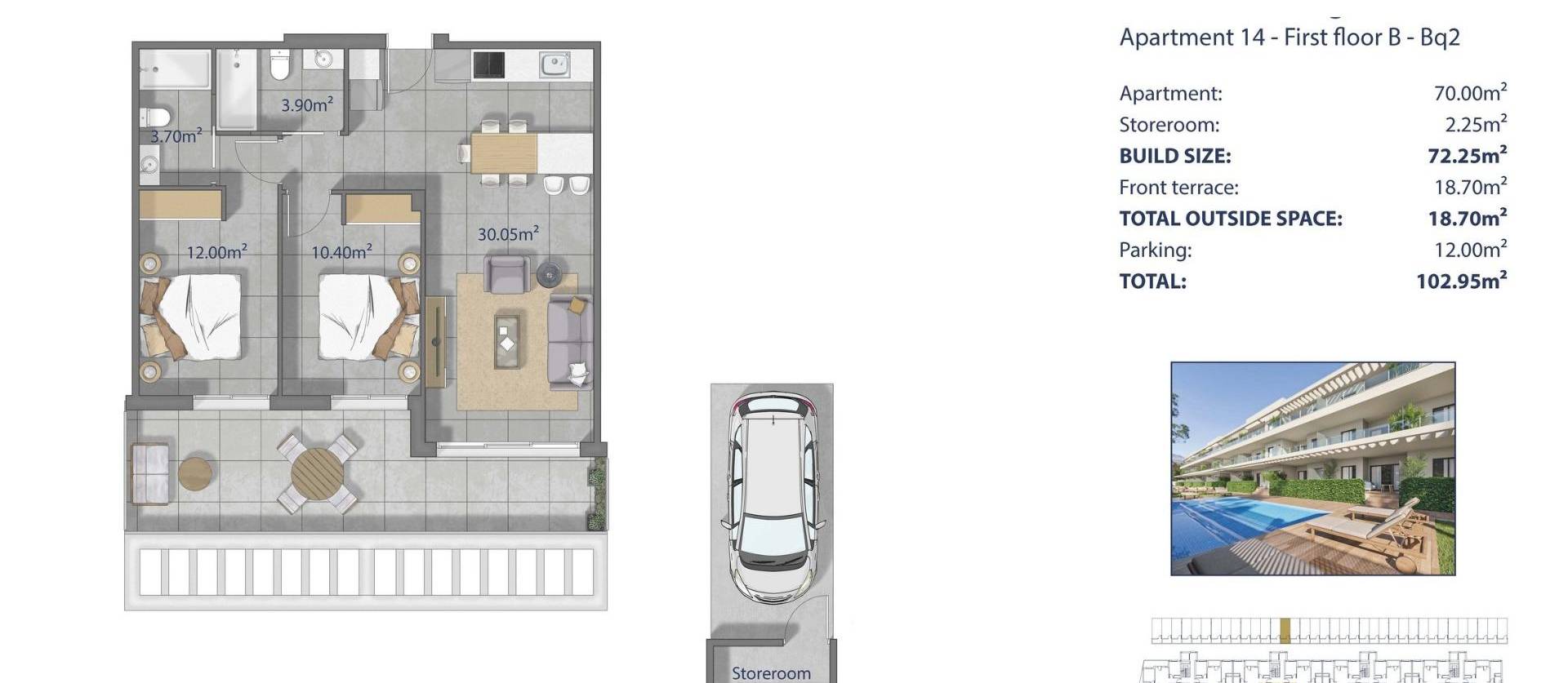 New Build - Apartment - Los Alcázares - Los Narejos