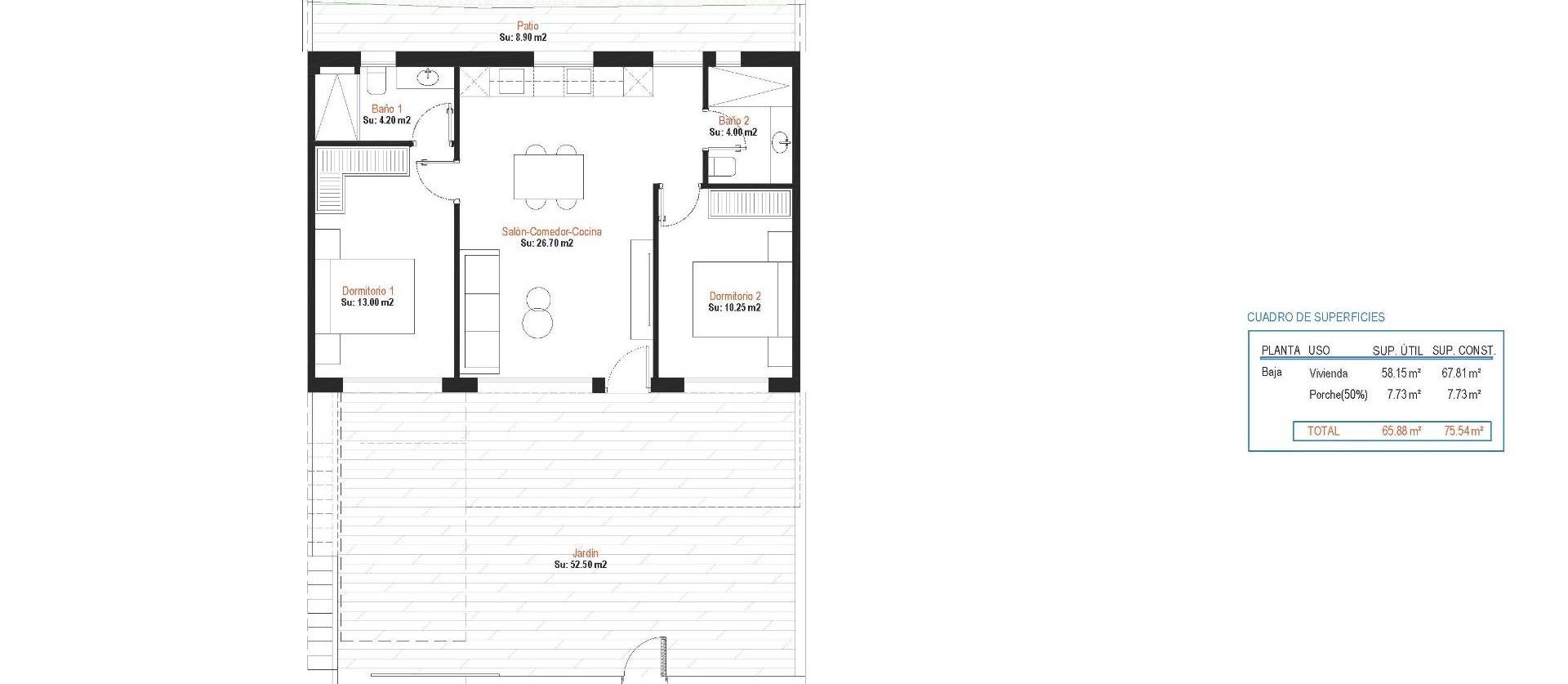 New Build - Bungalow - Alhama de Murcia - Condado de Alhama