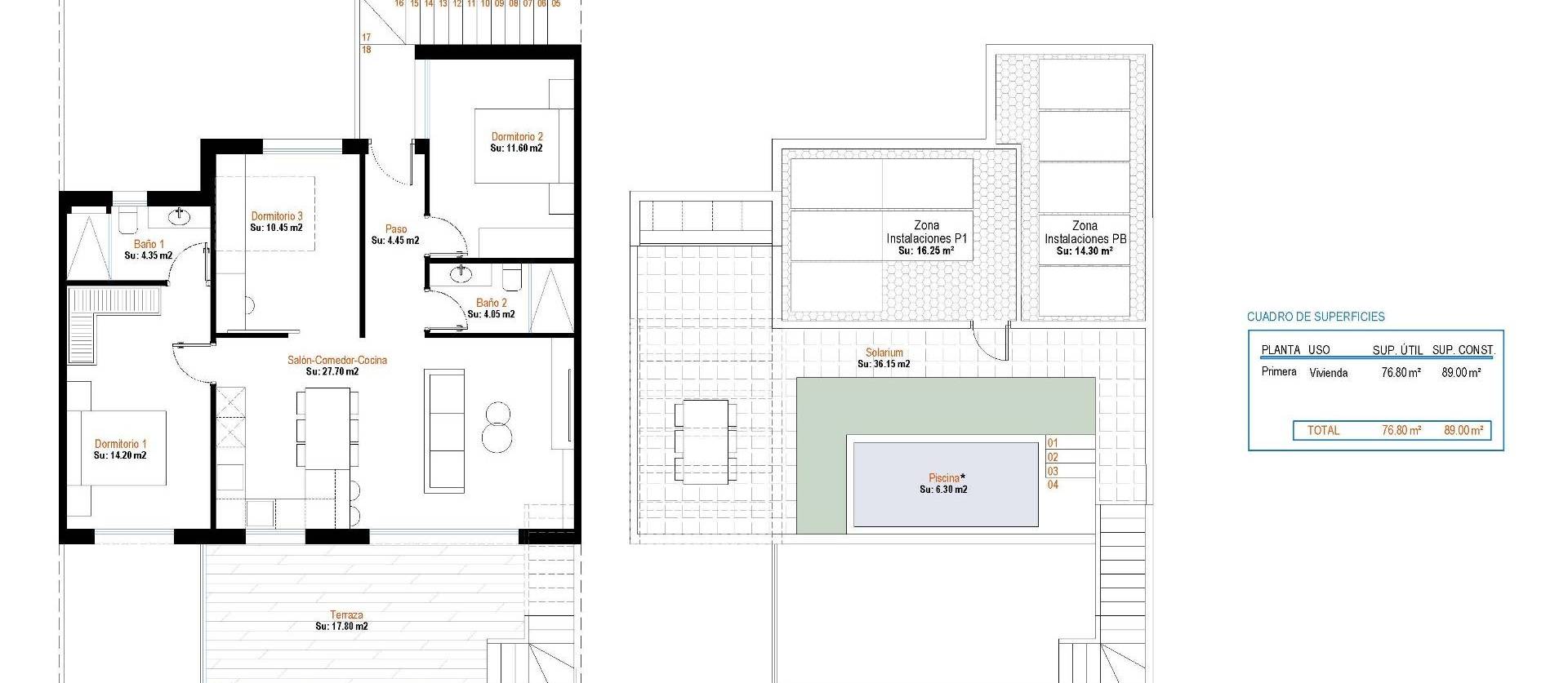 New Build - Bungalow - Alhama de Murcia - Condado de Alhama