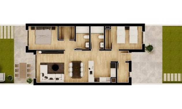 New Build - Apartment - Monforte del Cid - Alenda Golf