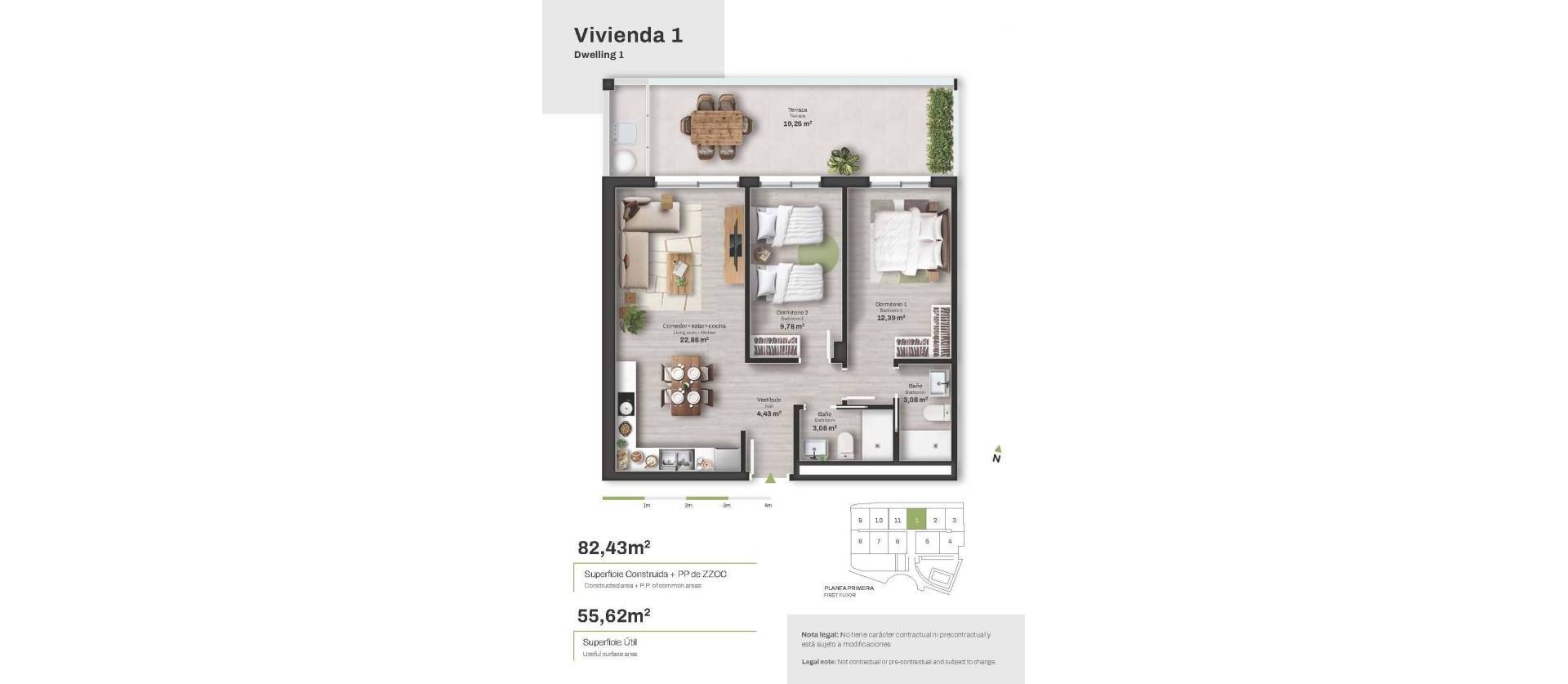 New Build - Apartment - Mojacar - Descargador