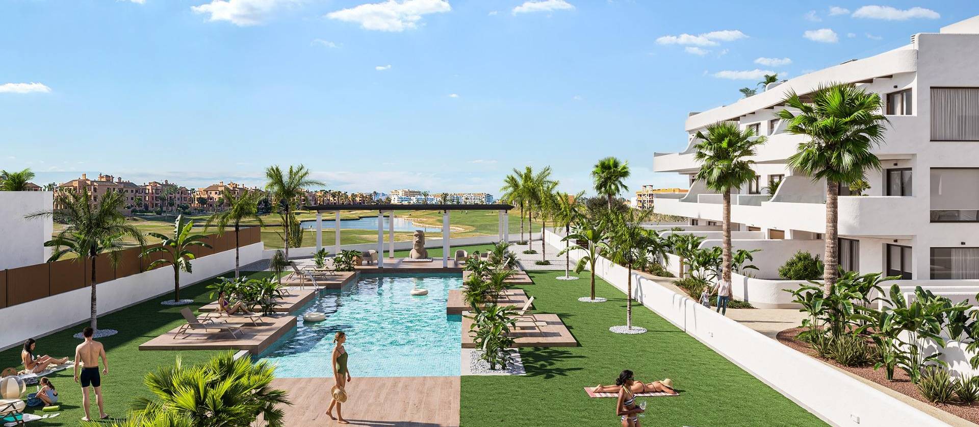 New Build - Apartment - Los Alcázares - La Serena Golf