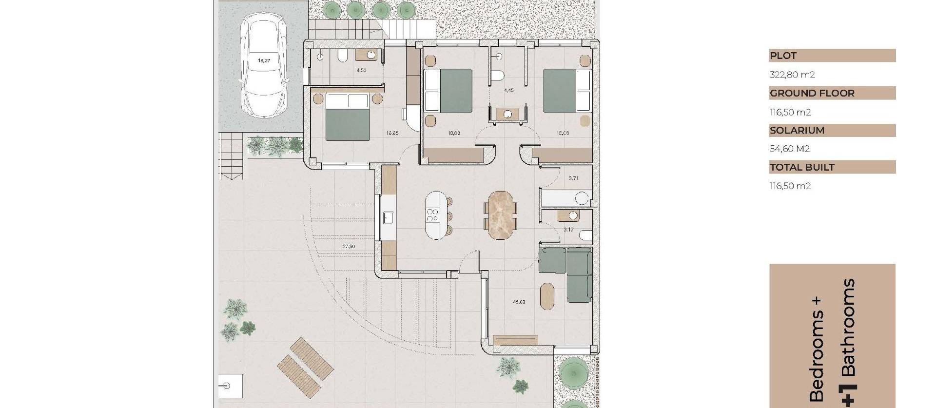 New Build - Villa - Algorfa - La Finca Golf