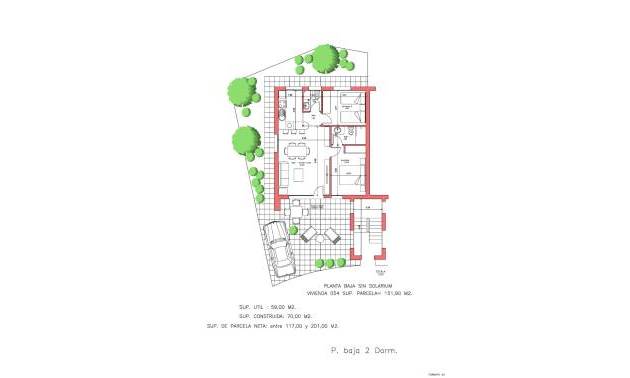 New Build - Bungalow - Fuente Alamo - La Pinilla