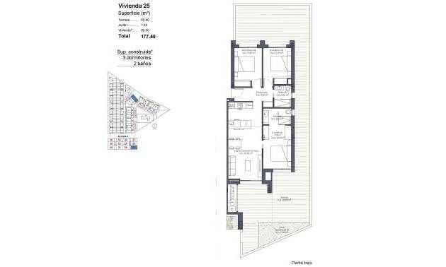 New Build - Apartment - Los Alcázares - Serena Golf